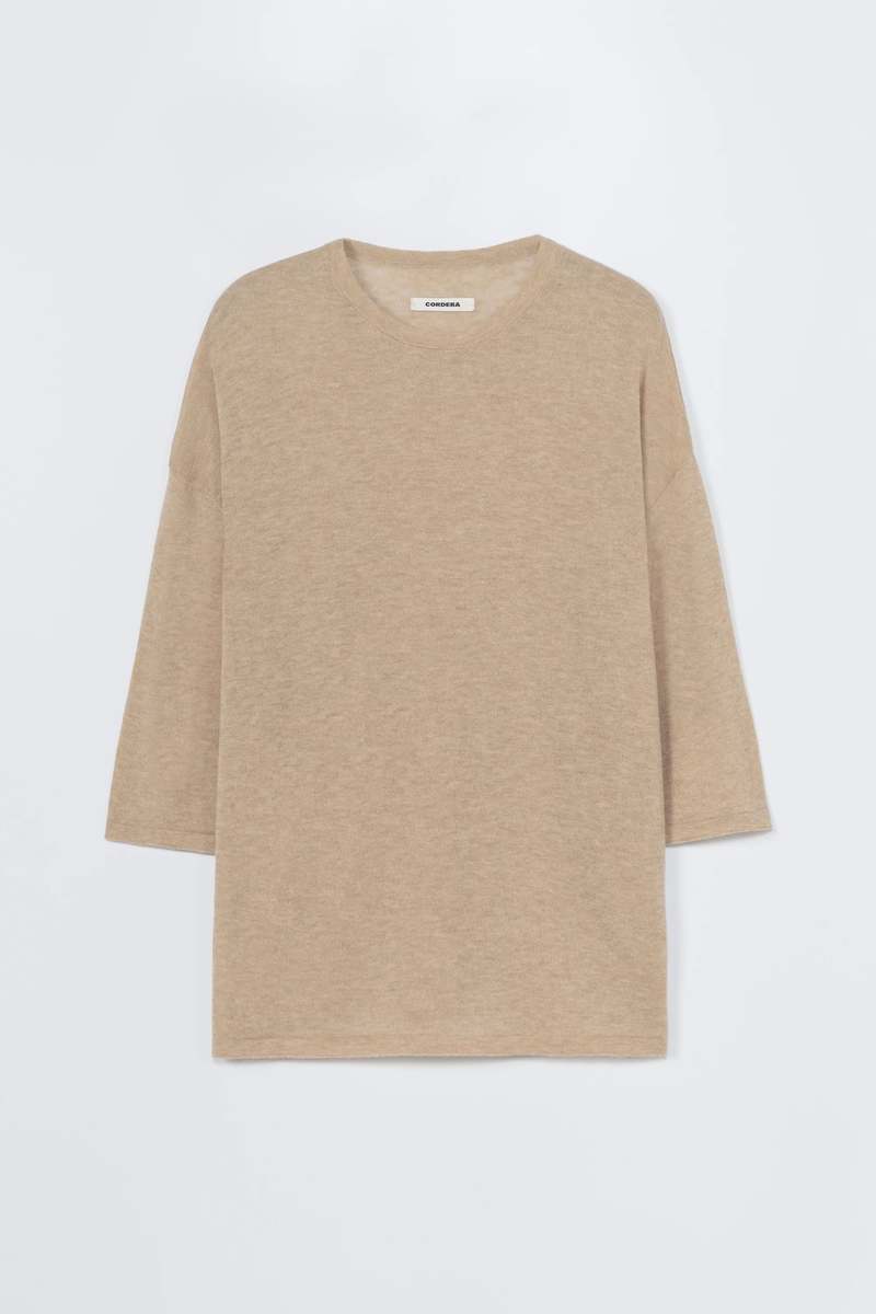 Cordera Merino Wool Oversized T-Shirt Top