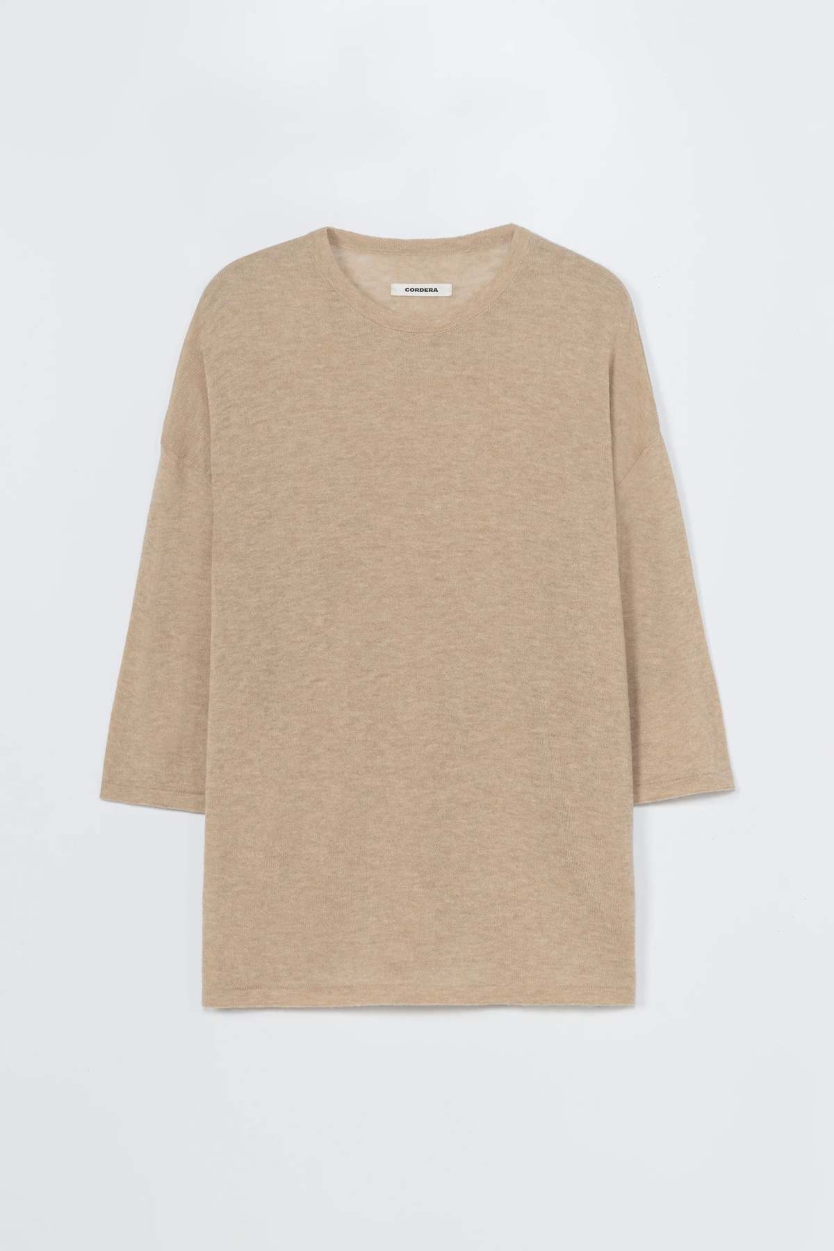 Cordera Merino Wool Oversized T-Shirt Top - Image 4 of 4