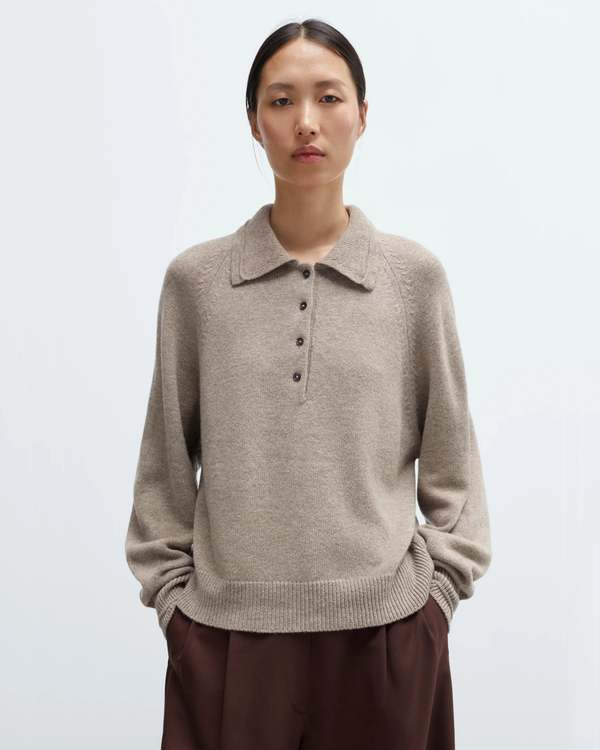 Cordera Merino Wool Polo Sweater