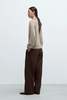 Cordera Merino Wool Polo Sweater - Thumbnail 3