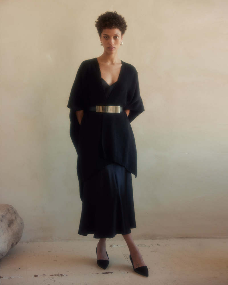 VOZ Solid Alpaca Duster