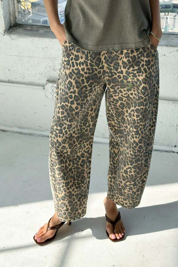 Le Bon Arc Pants - Leopard