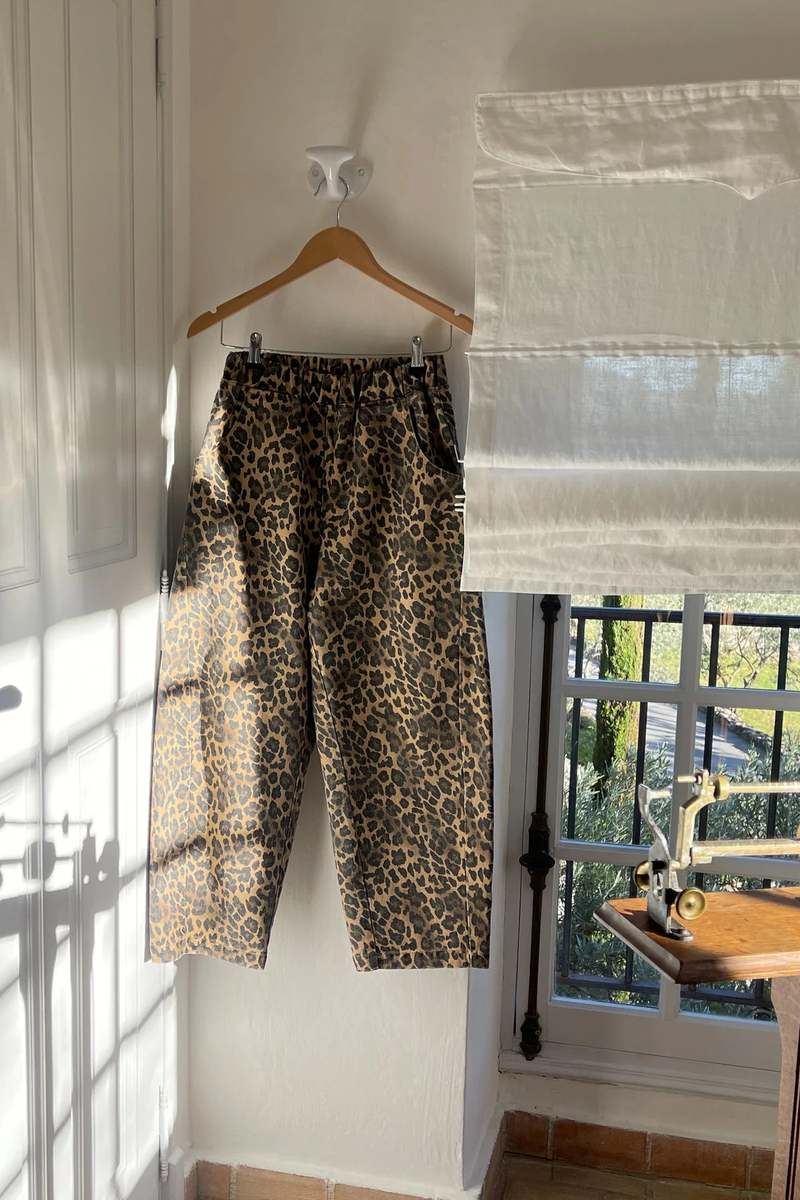 Le Bon Arc Pants - Leopard