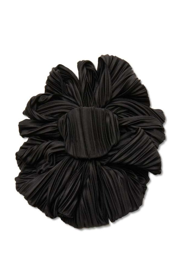 LeLe Sadoughi Rita Ribbon Claw Clip - Black