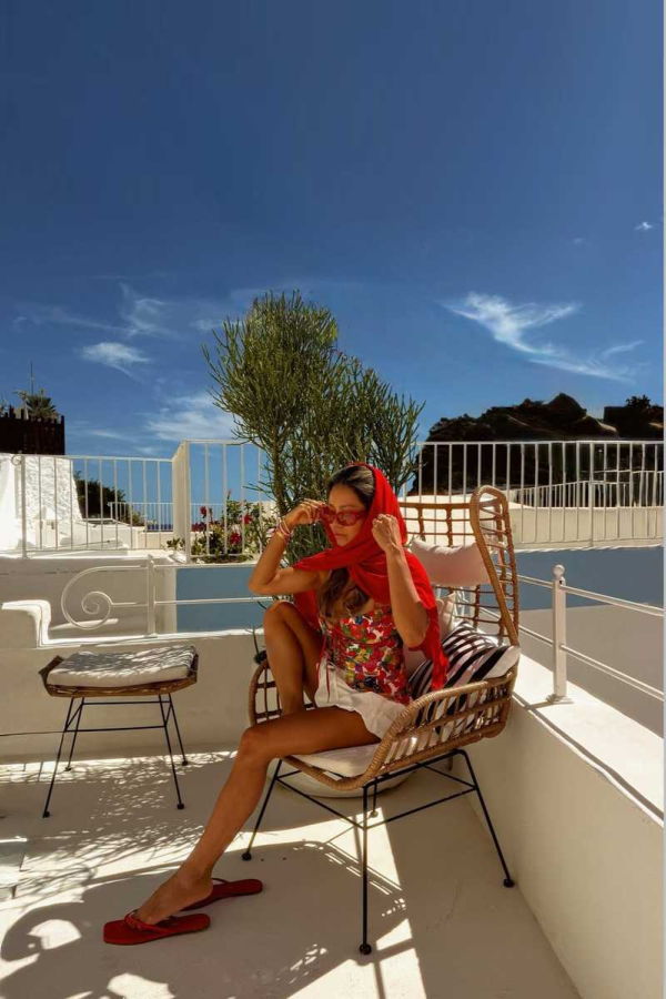 TKEES Lily Square Toe Sandals - Burgundy