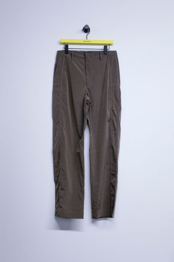 Derrick Tarnished Brass Nylon Transit Trousers