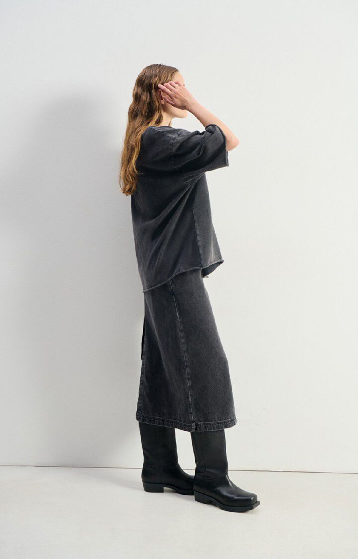 American Vintage Afoma T-Shirt - Vintage Darkness - Image 2 of 8