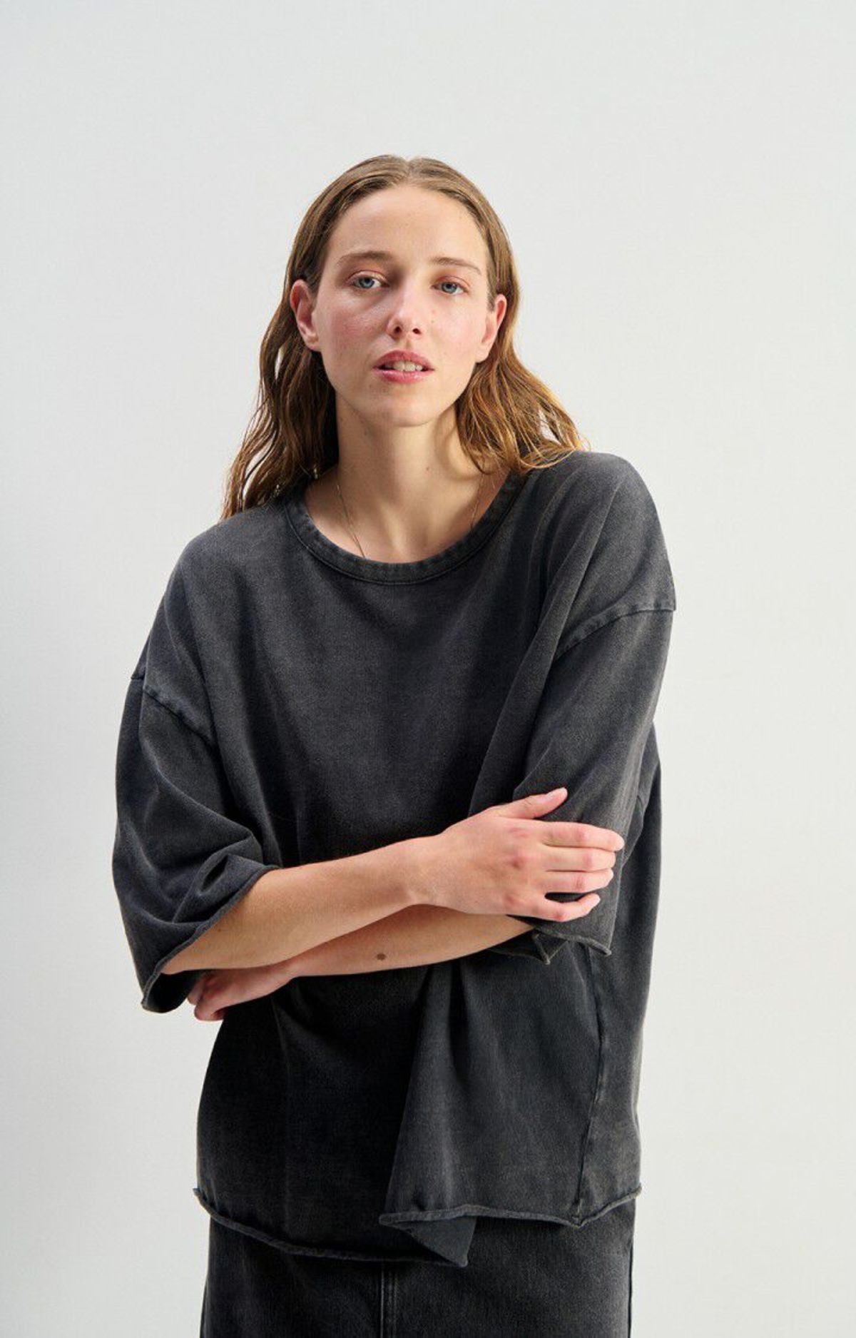 American Vintage Afoma T-Shirt - Vintage Darkness - Image 4 of 8