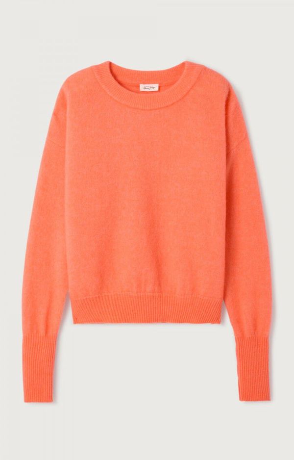 American Vintage Vitow Sweater - Salmon Melange American Vintage Vitow Sweater - Salmon Melange