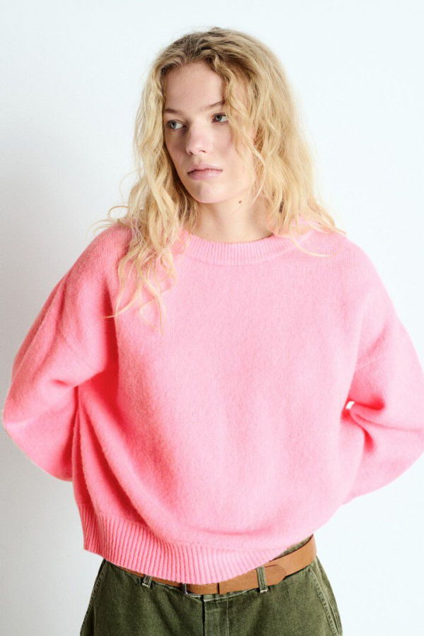 American Vintage Vitow Sweater - Rose Melange