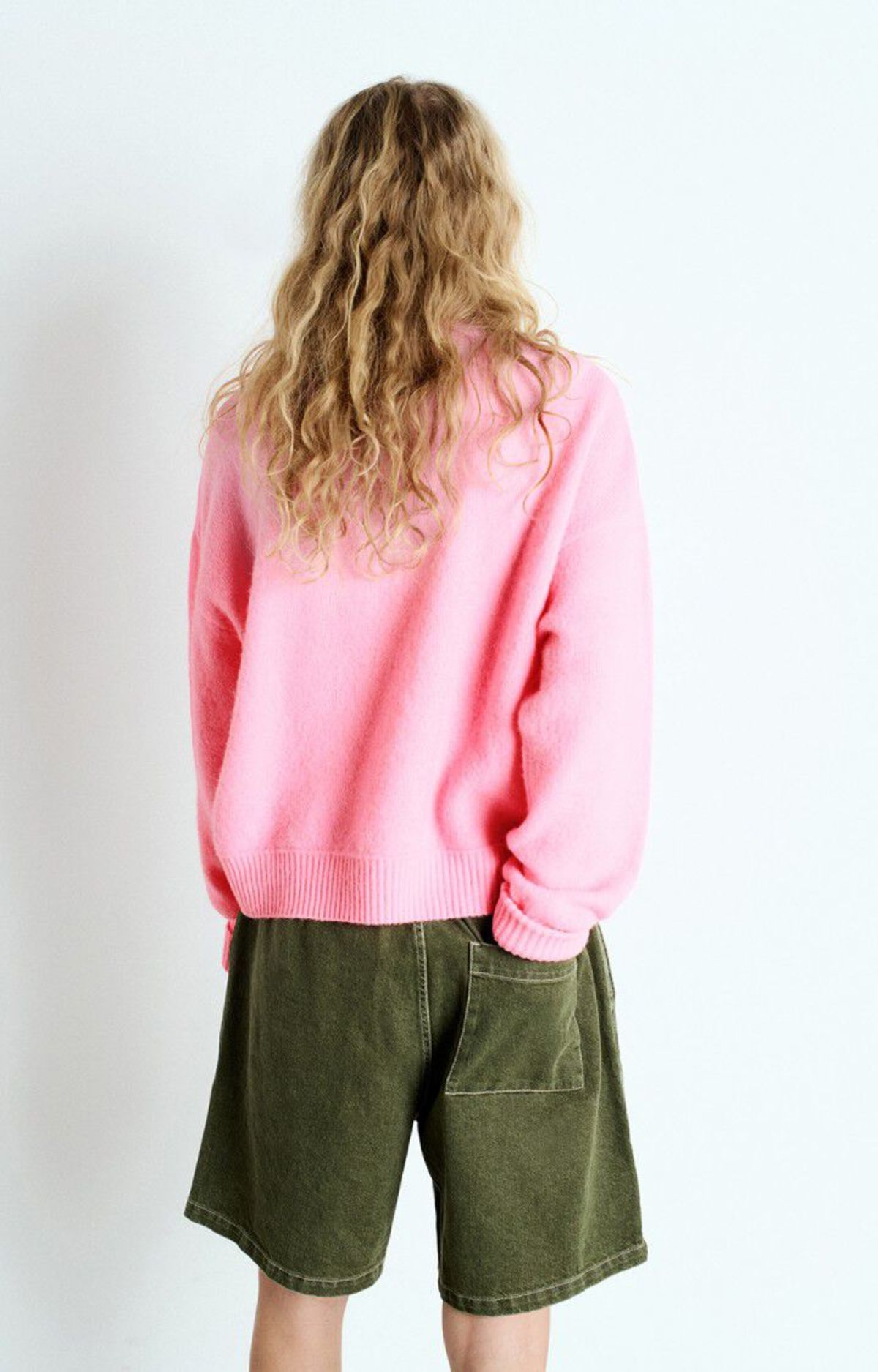 American Vintage Vitow Sweater - Rose Melange - Image 3 of 4