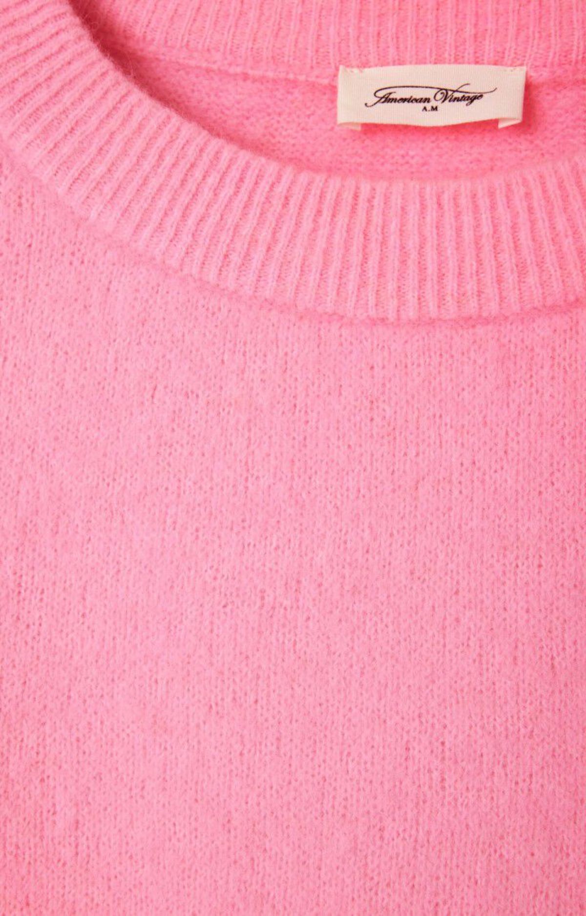 American Vintage Vitow Sweater - Rose Melange - Image 4 of 4