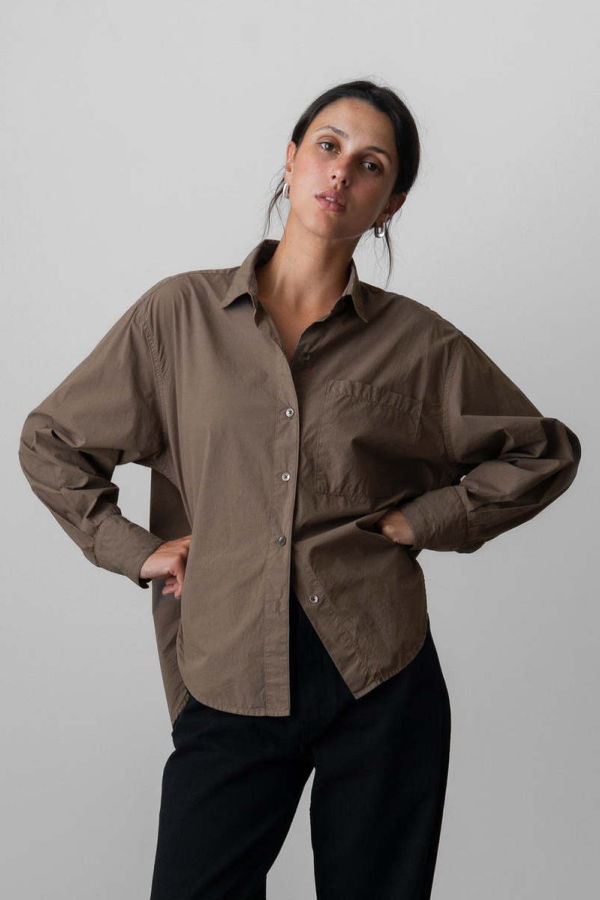 Waltz Oversized Button-Up Shirt
