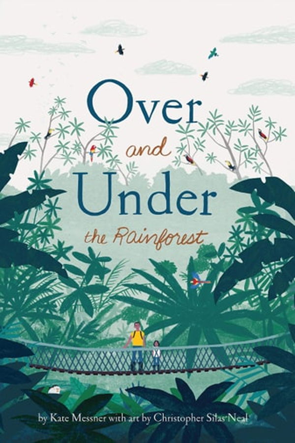 Chronicle Books "Over and Under the Rainforest" by Kate Messner Book - Multicolour