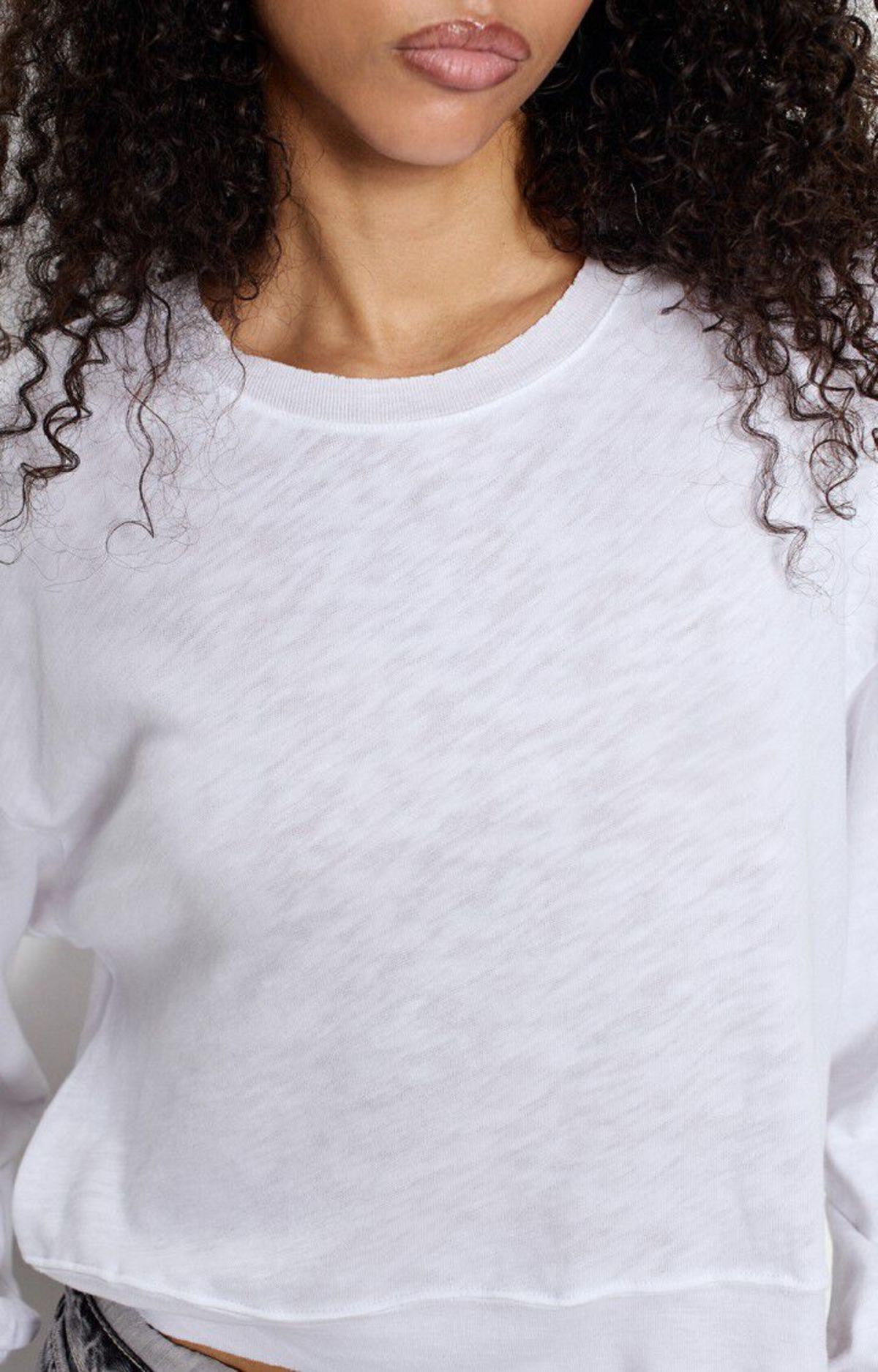 American Vintage Sonoma Long Sleeve Tee - White - Image 5 of 5