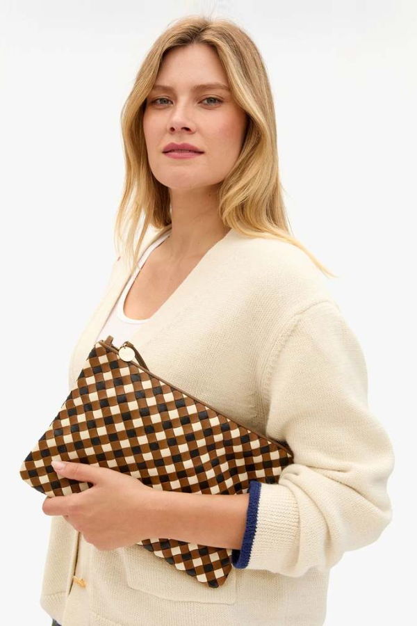 Clare V. Flat Clutch with Tabs