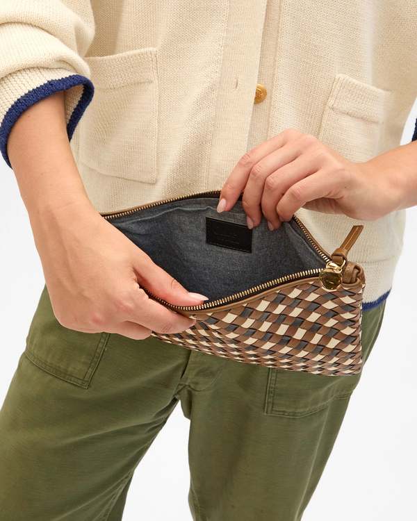 Clare V. Flat Clutch with Tabs