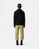 Stone Island Organic Cotton Waffle Fleece Zip-Up Hoodie - Black - Thumbnail 5