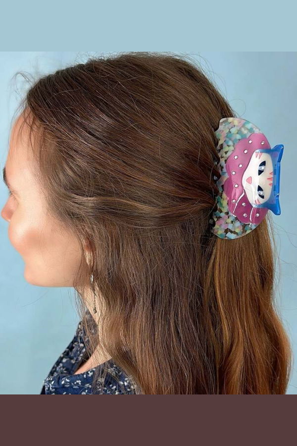 Centinelle Confetti Cat Clown Hair Claw