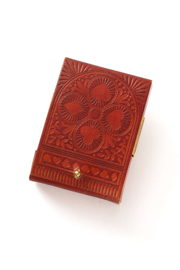 Matr Boomie Embossed Leather Playing Cards Set