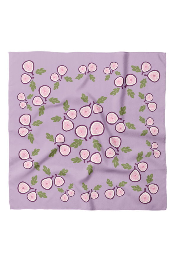 Centinelle Fig Cotton Silk Bandana