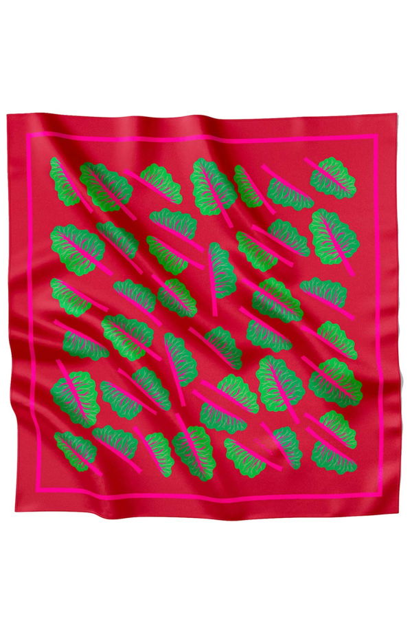 Centinelle Glowing Chard Cotton Silk Bandana