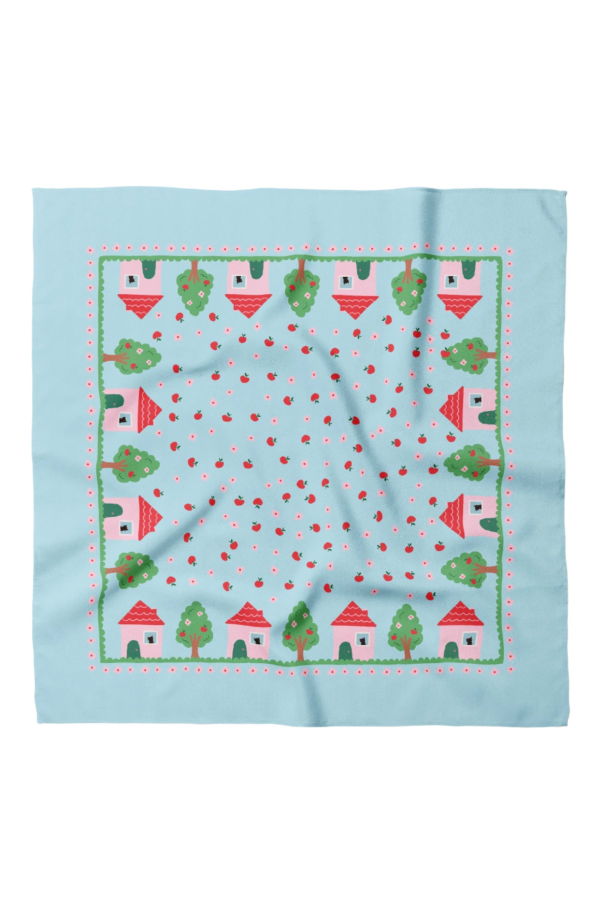 Centinelle House Cotton Silk Bandana Scarf