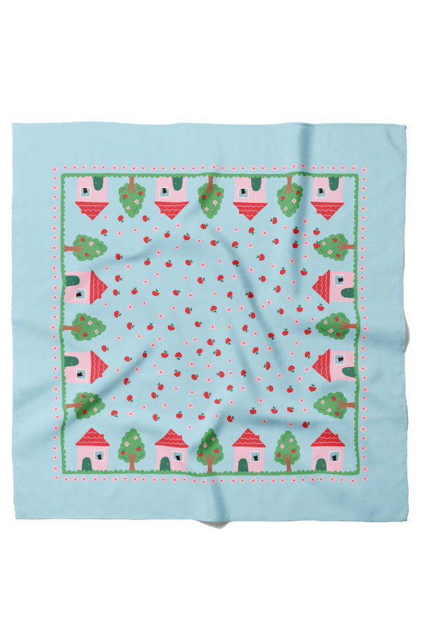 Centinelle House Silk Medium Square Scarf