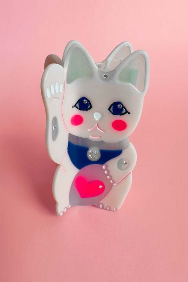 Centinelle Maneki Lucky Cat Hair Claw
