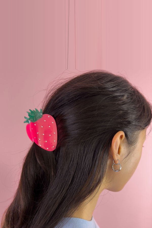 Centinelle Neon Strawberry Hair Claw - Pink