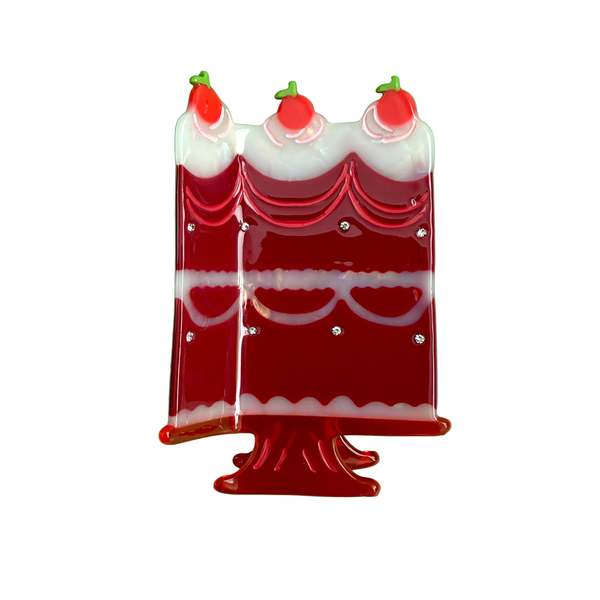 Centinelle Quinceanera Dark Cherry Cake Hair Claw