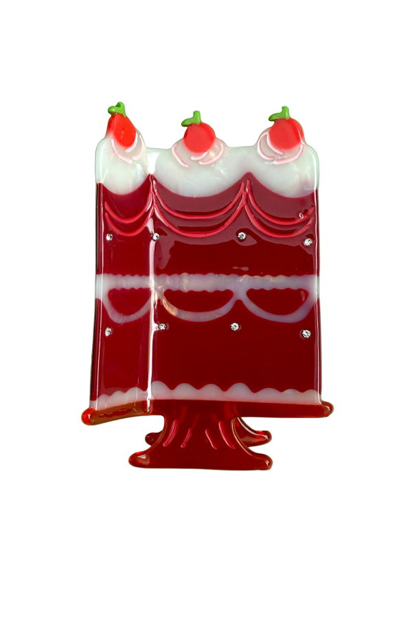 Centinelle Quinceanera Dark Cherry Cake Hair Claw