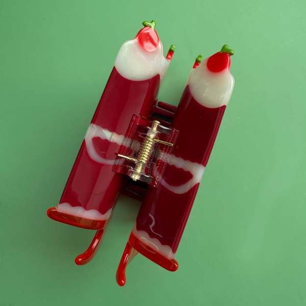 Centinelle Quinceanera Dark Cherry Cake Hair Claw