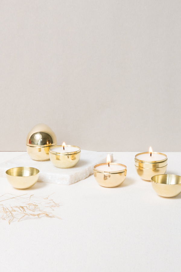 The Collective Home Sphere Travel Candles Set of 4
