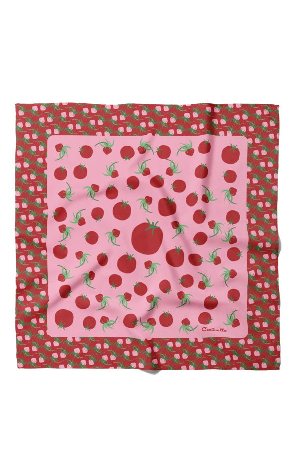 Centinelle Tomatoes Cotton Silk Bandana