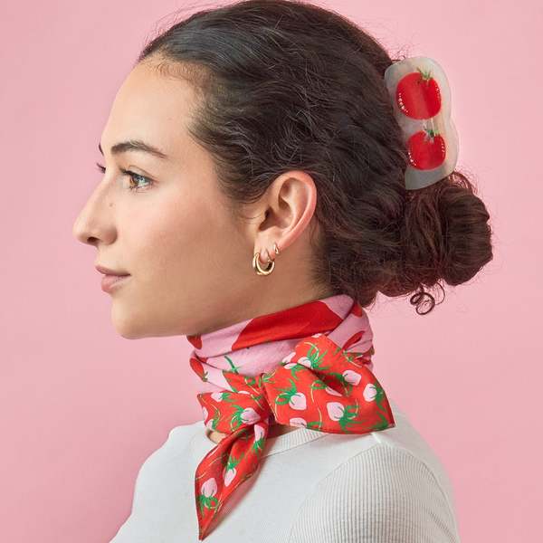 Centinelle Tomatoes Cotton Silk Bandana