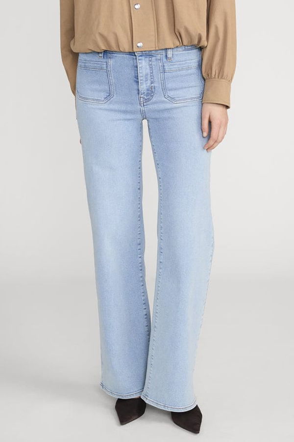 Frame Le Slim Palazzo Modernist Pocket Jeans