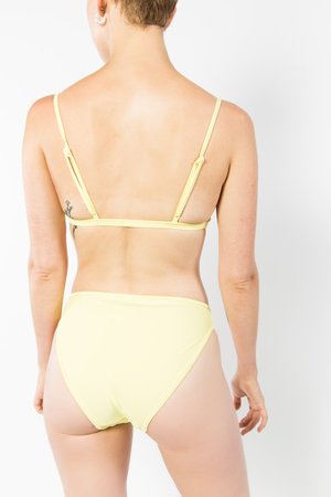 NU SWIM High Cut Bottom - Butter NU SWIM High Cut Bottom - Butter