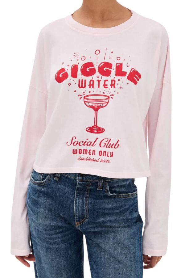 ASKK NY Crop Long Sleeve T-Shirt - Giggle Water