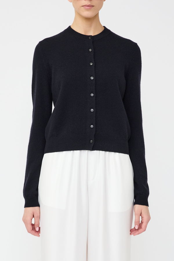 Lisa Yang Karia Cardigan - Deep Navy
