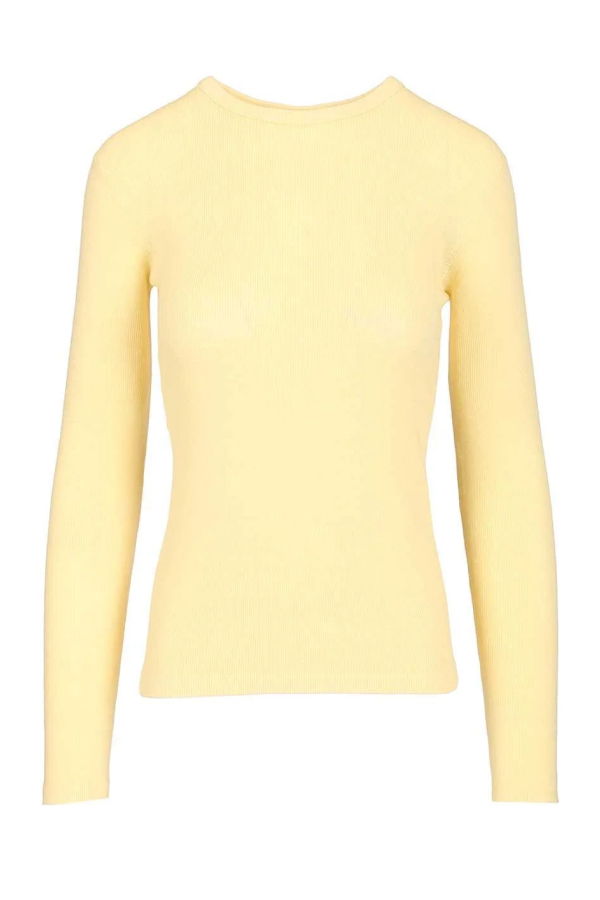 Lisa Yang Vivian Long Sleeve T-Shirt Sweater - Limone