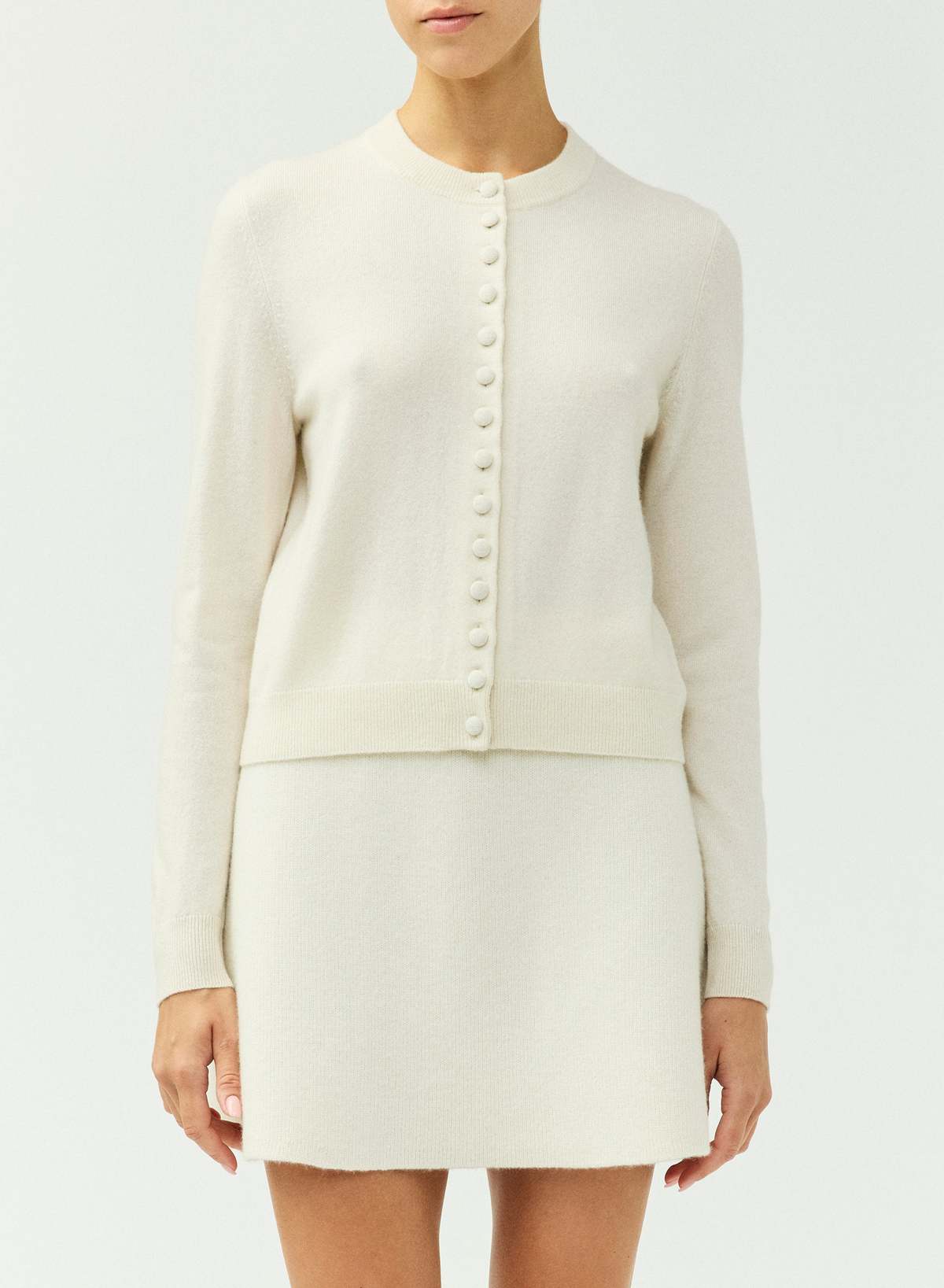 Lisa Yang Wilona Cardigan Sweater - Cream - Image 1 of 1