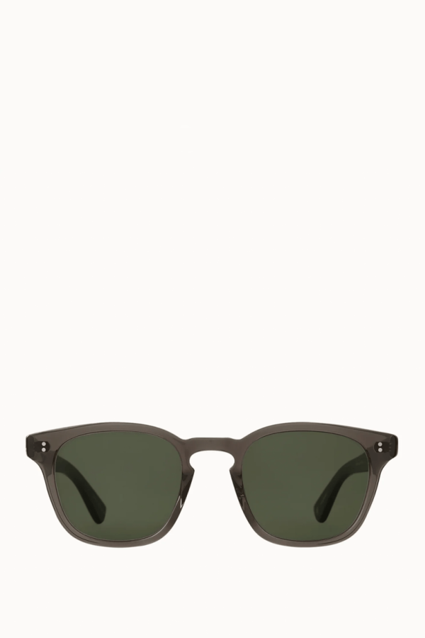 Garrett Leight Ace II Sun - Black Glass/Semi-Flat Pure G15