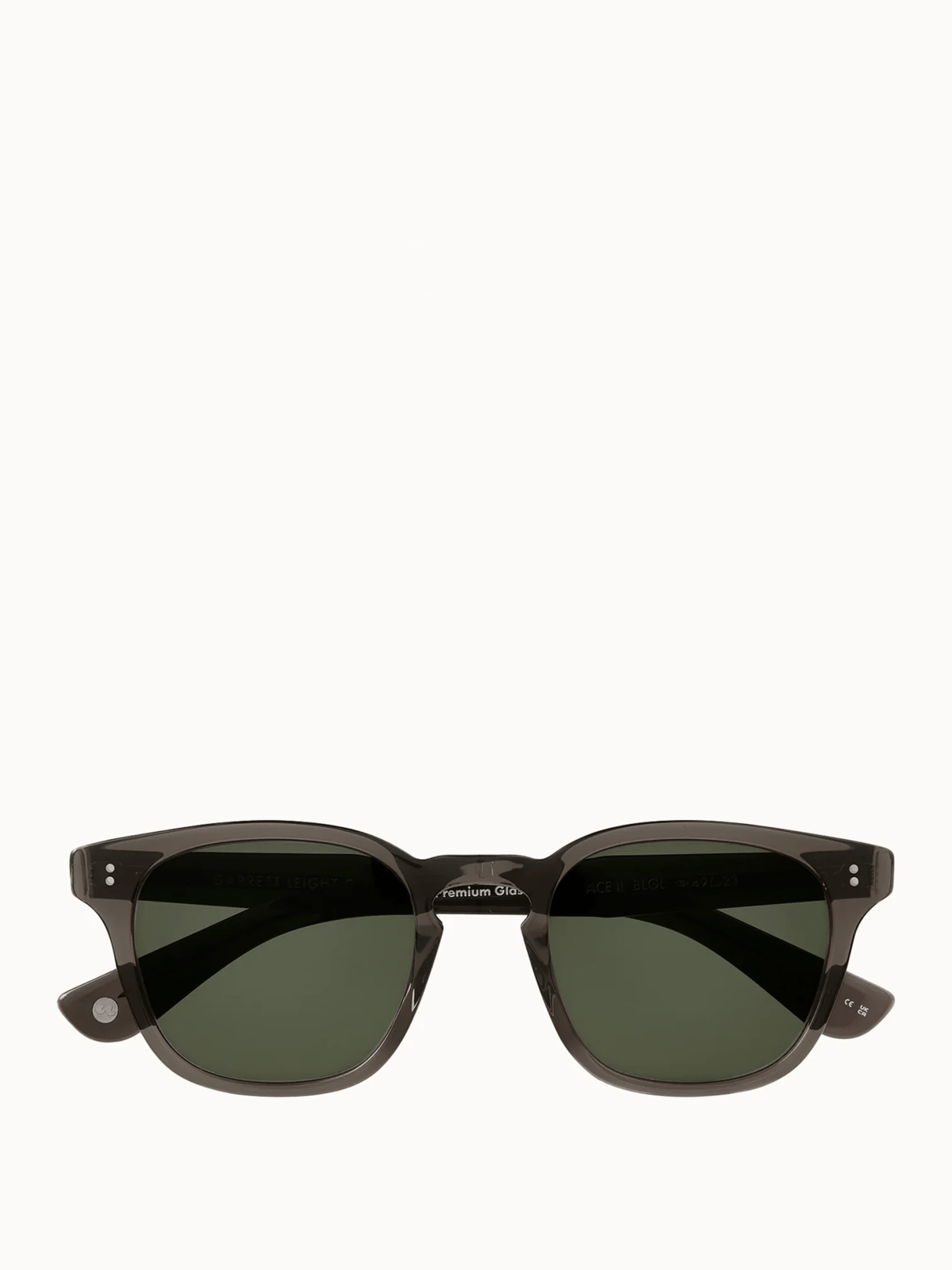 Garrett Leight Ace II Sun - Black Glass/Semi-Flat Pure G15 - Image 3 of 3