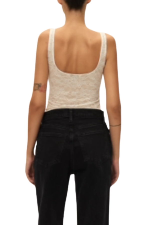 elodie Marlo Lace Bodysuit - White