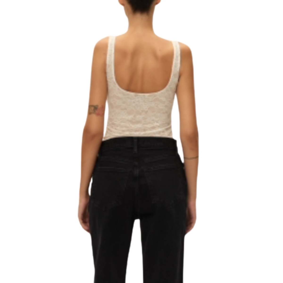 elodie Marlo Lace Bodysuit - White - Image 2 of 2