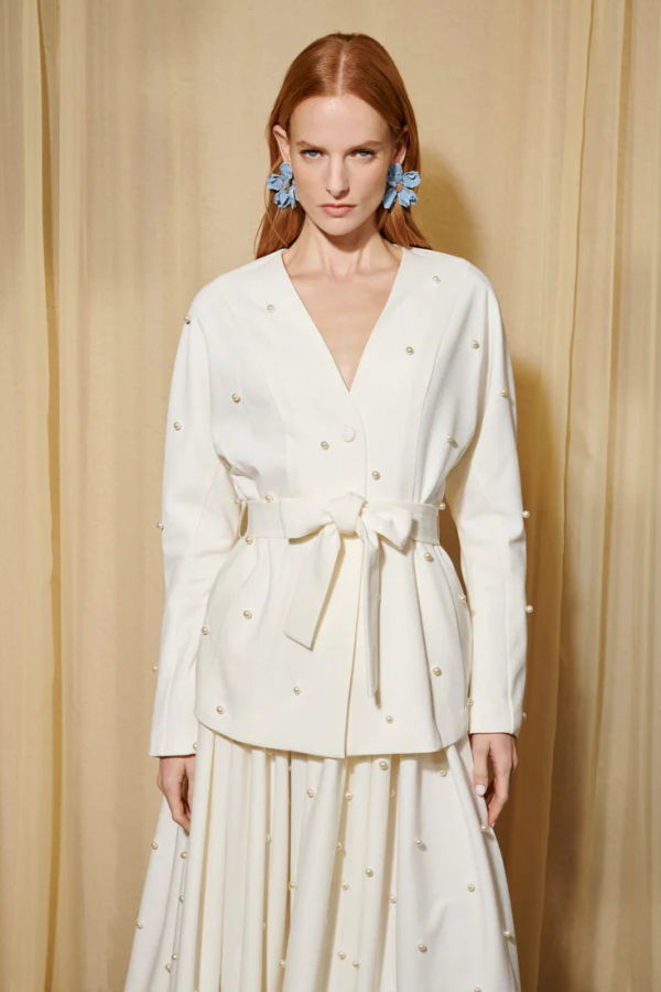 Sister Jane Ray Days Pearl Jacket - Pearl Ivory