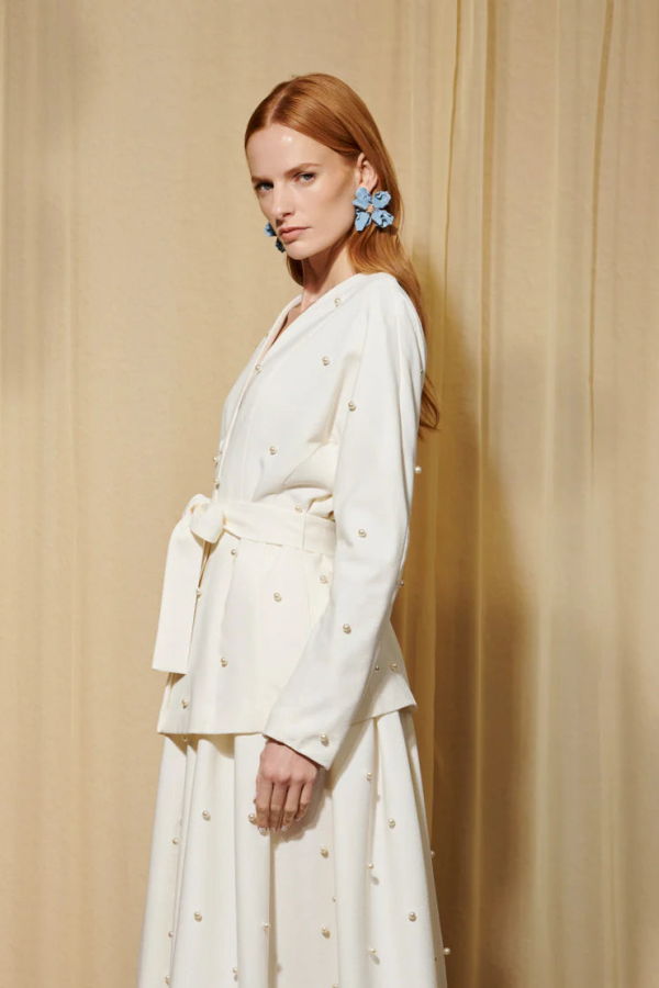 Sister Jane Ray Days Pearl Jacket - Pearl Ivory