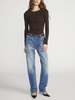 FRAME Denim The Ruched Top - Thumbnail 2