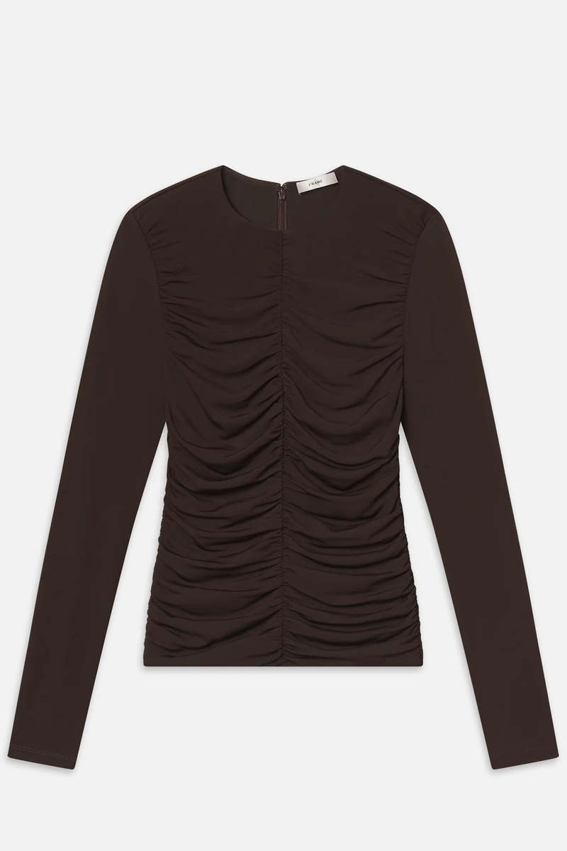 FRAME Denim The Ruched Top